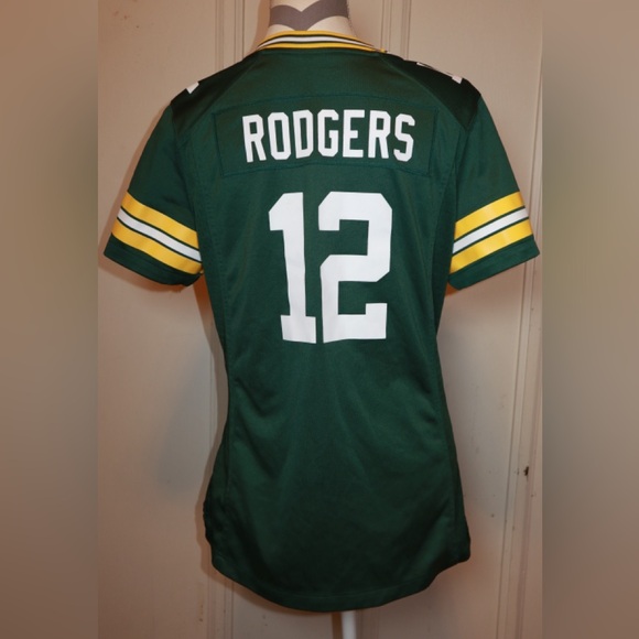 Nike NFL On Field Green Bay Packers Aaron Rodgers Jersey Size Youth L - Picture 4 of 4